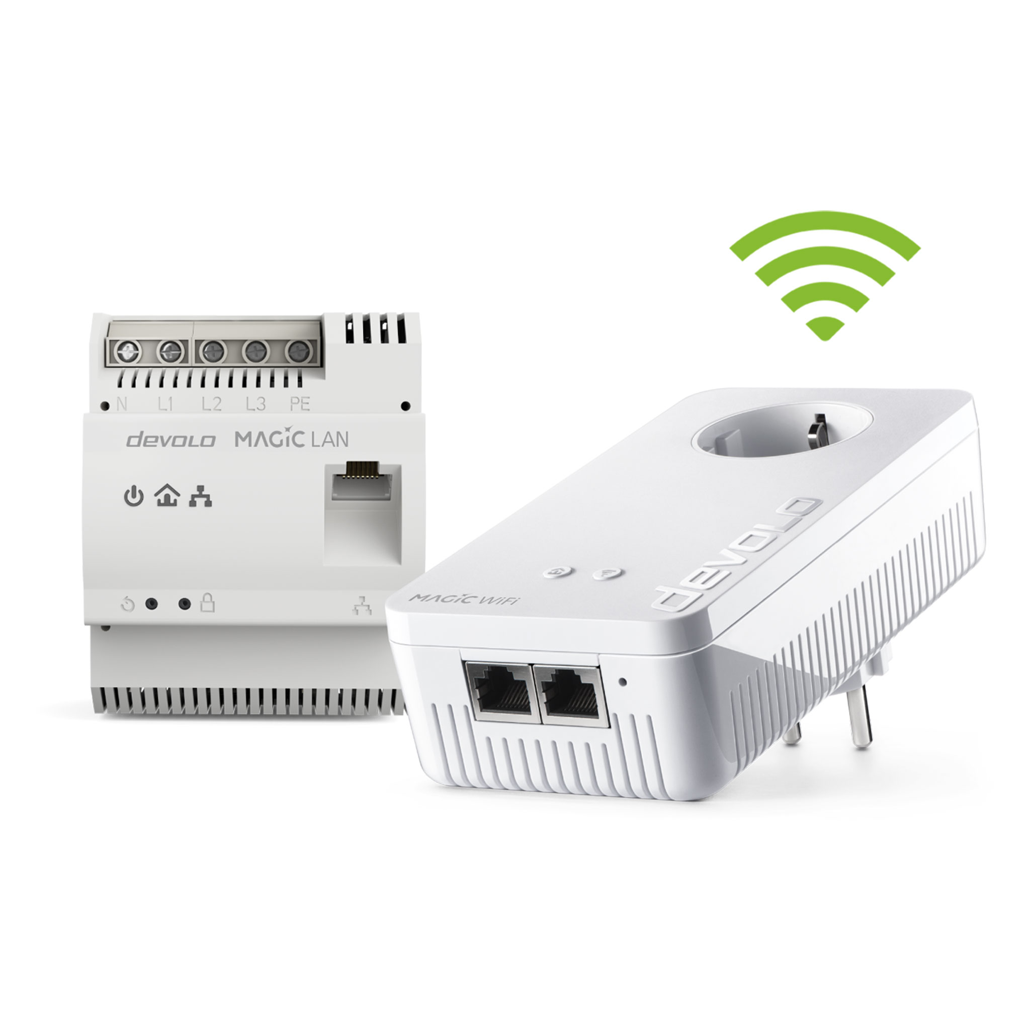 devolo Magic 2 LAN DINrail WiFi 6 next Starter Kit